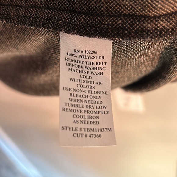 Connected Apparel Belted Dress - Size 8 - Invisible Zipper - Leopard Print - Picture 8 of 8